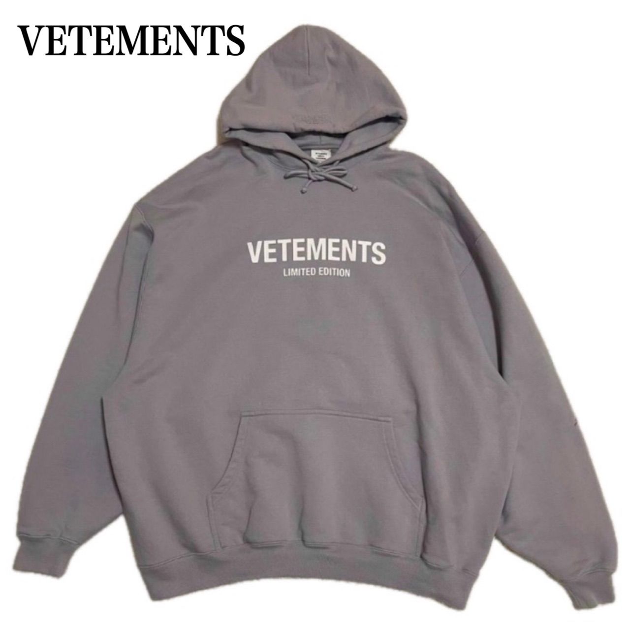 ヴェトモン センターロゴ 希少カラー パーカー オーバーサイズ