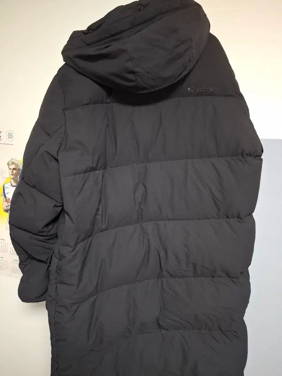 DISCOVERY プリンティングロゴ 本物 ダウン ロング ダウン 105 A02946