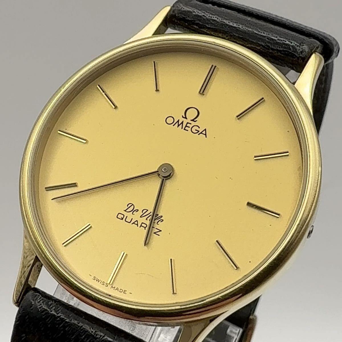 OMEGA オメガ De Ville デビル クォーツ プッシュ式リューズ 腕時計