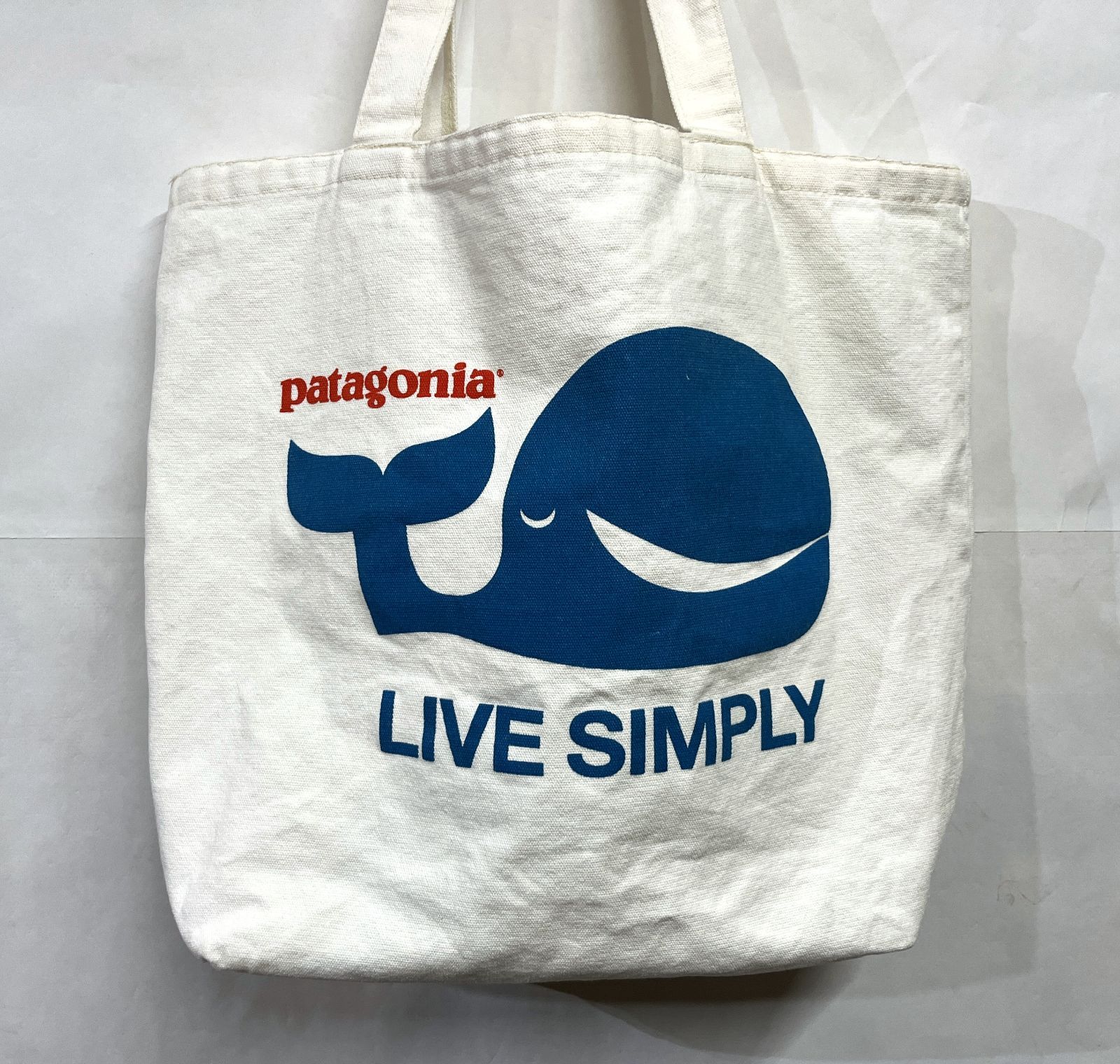 USA製 patagonia｜パタゴニア LIVE SIMPLY クジラ トートバッグ ハンド 