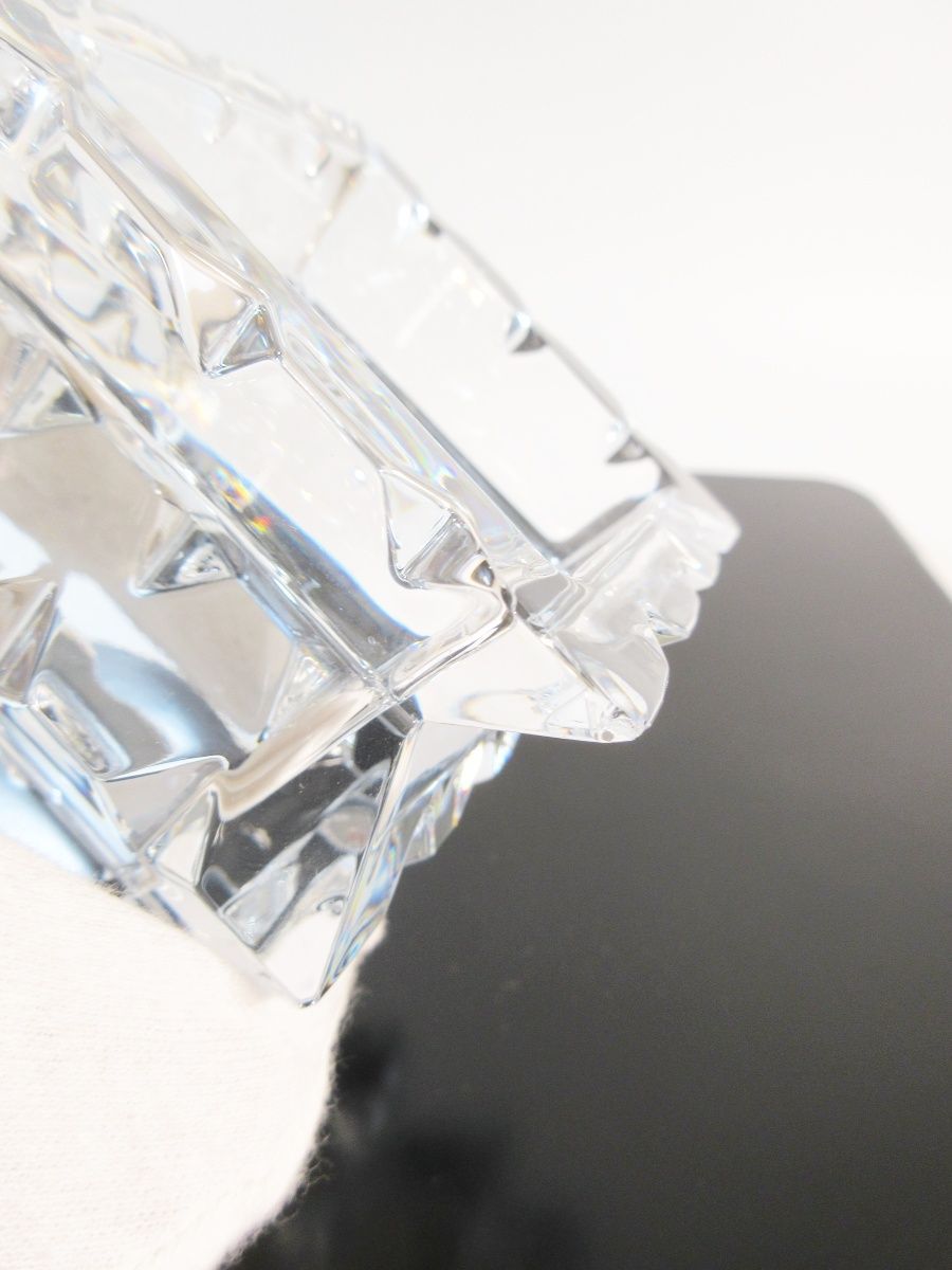 Baccarat バカラ アルルカン クリスタルフラワーベース 花瓶 スクエア