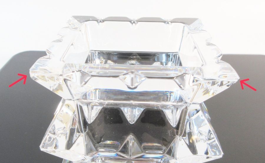 Baccarat バカラ アルルカン クリスタルフラワーベース 花瓶 スクエア