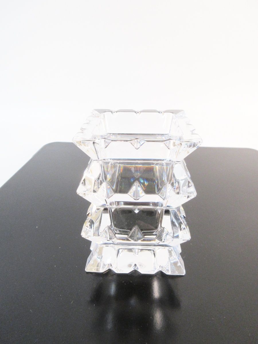 Baccarat バカラ アルルカン クリスタルフラワーベース 花瓶 スクエア