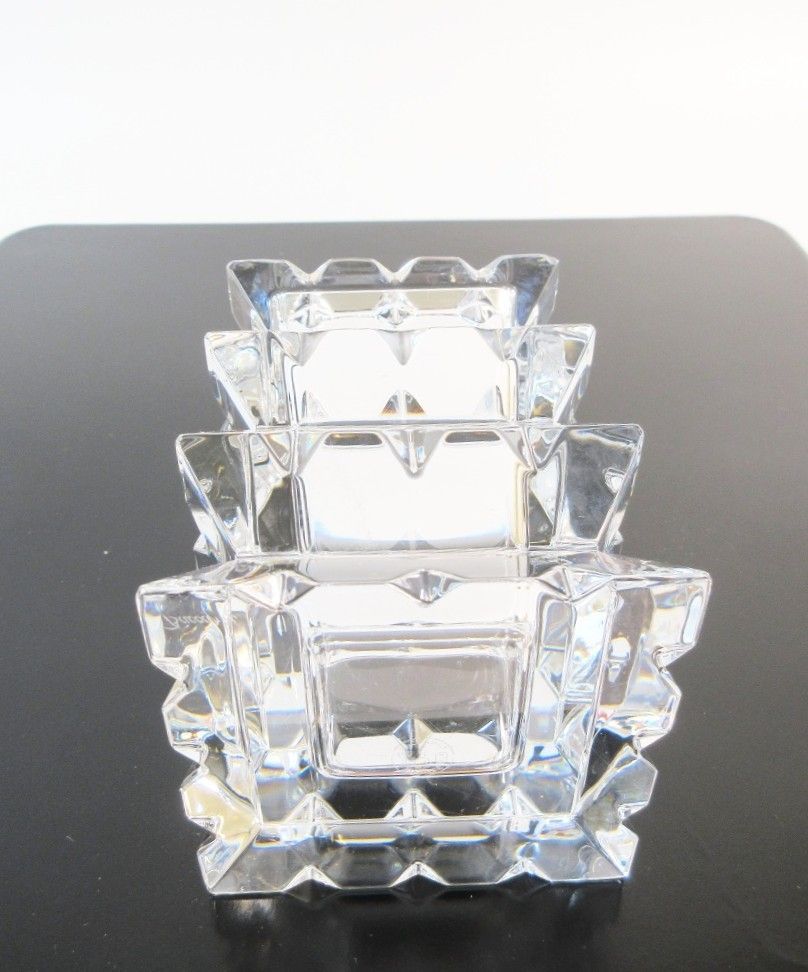 Baccarat バカラ アルルカン クリスタルフラワーベース 花瓶 スクエア