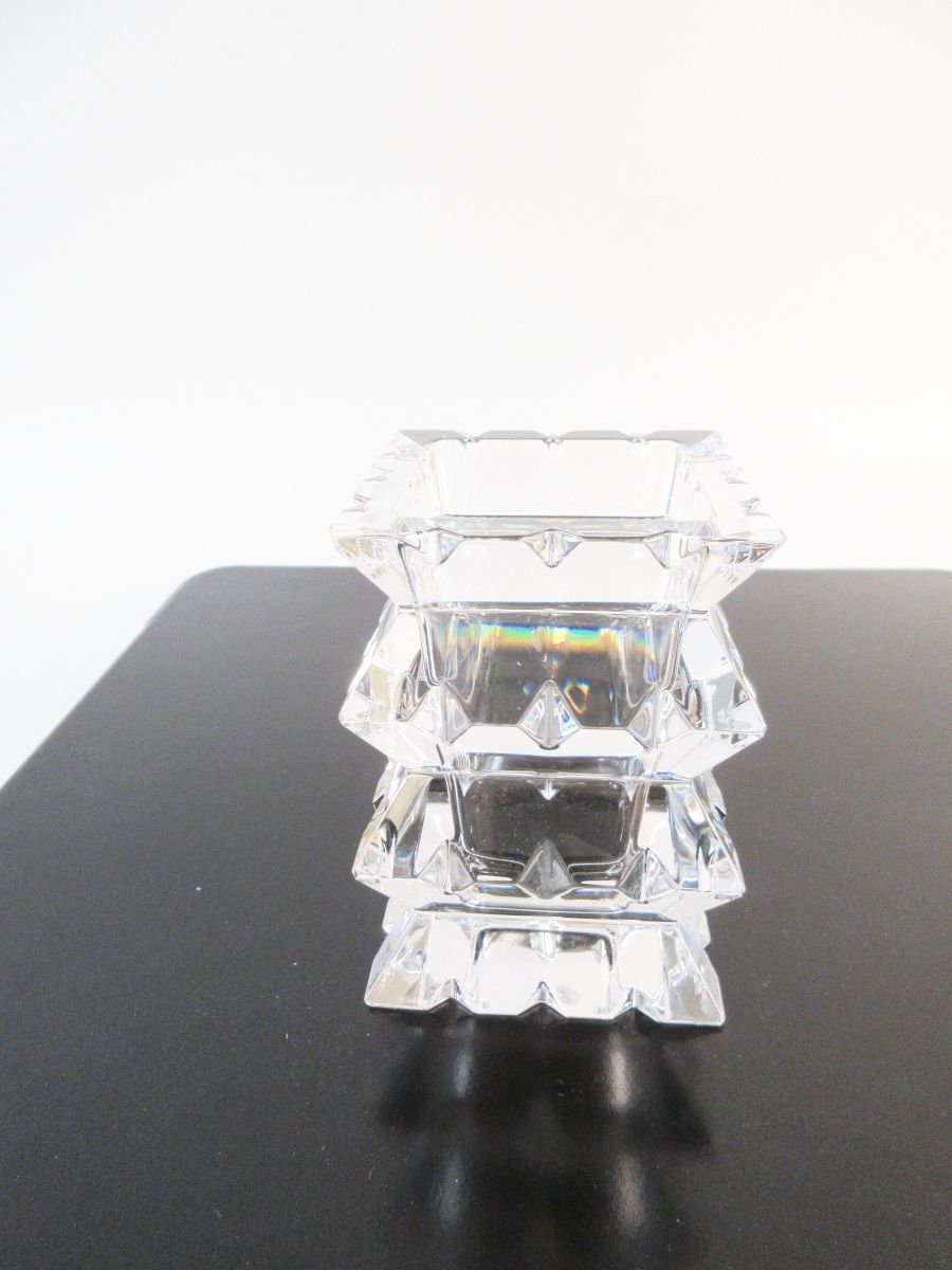 Baccarat バカラ アルルカン クリスタルフラワーベース 花瓶 スクエア