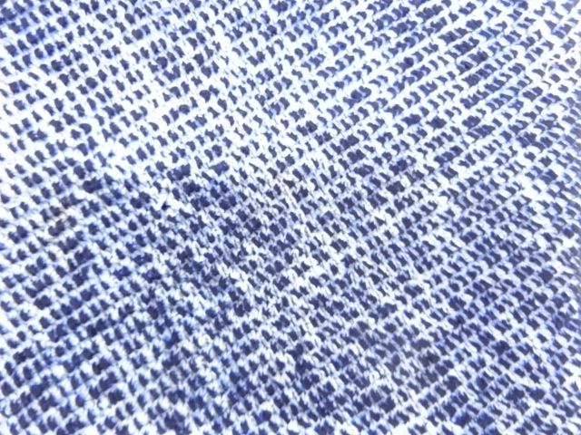 有松鳴海本絞り 男物着尺反物 キングサイズ｜藍濃淡｜伝統工芸・湯のし