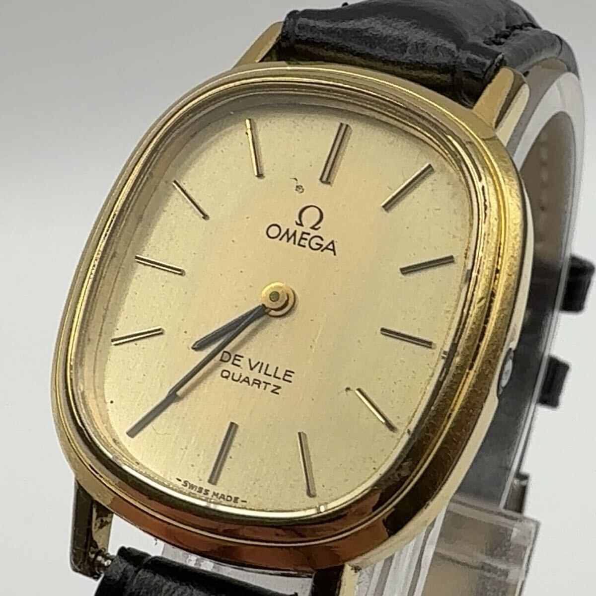 OMEGA オメガ De Ville デビル クォーツ プッシュ式リューズ 腕時計