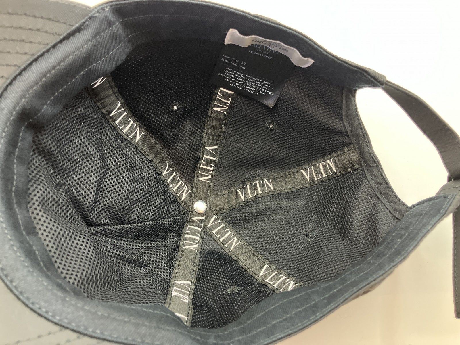 Valentino Garavani VLTN ロゴ キャップ ブラック サイズ59 イタリア製 