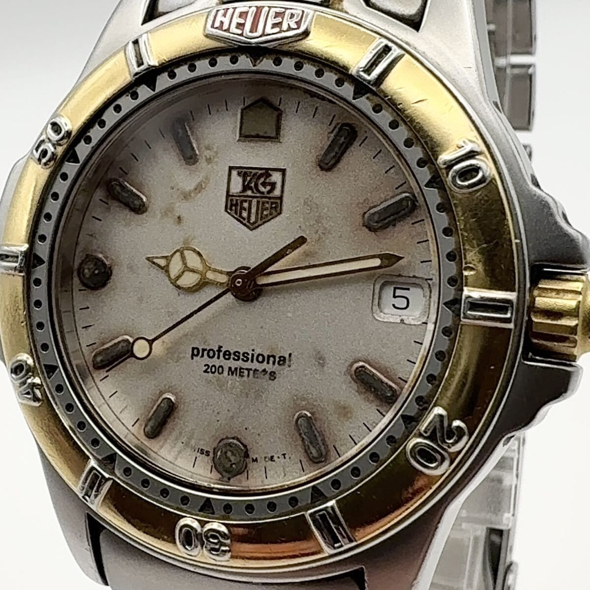 TAG Heuer 腕時計 ジャンク品 TAG Heuer クォーツ腕時計 ステンレスジャンク
