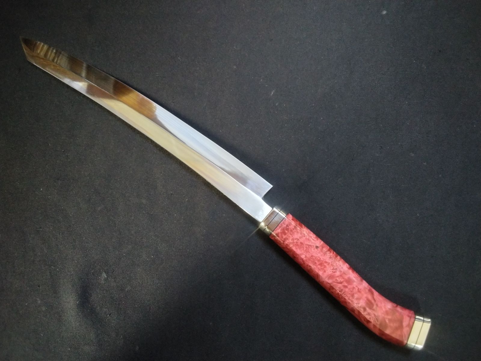 城山刃物製作所(堺業務用刃物メーカー直売)九寸 切付け柳刃 超鋼