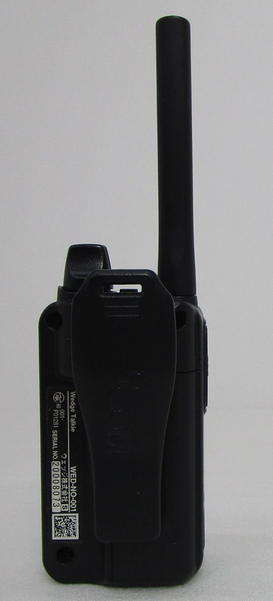 トランシーバー iCOM Wedge Talkie WED-NO-001 WED-NO-001 高い品質を実現した国産の特定小電力トランシーバー