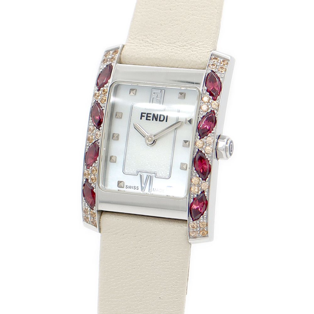 フェンディ 7000Lクラシコ シェル文字盤 12Pダイヤ SWISS MADE 緑屋質屋】フェンディ 7000L クラシコ シェル文字盤 12Pダイヤ