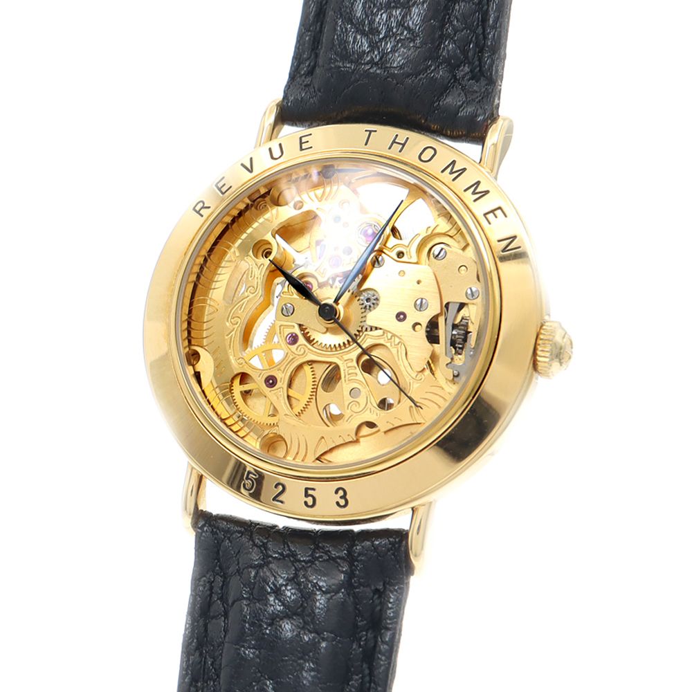 REVUE THOMMEN スケルトンゴールド時計 5068 REVUE THOMMEN スケルトンゴールド時計 5068 Yahoo!オークション