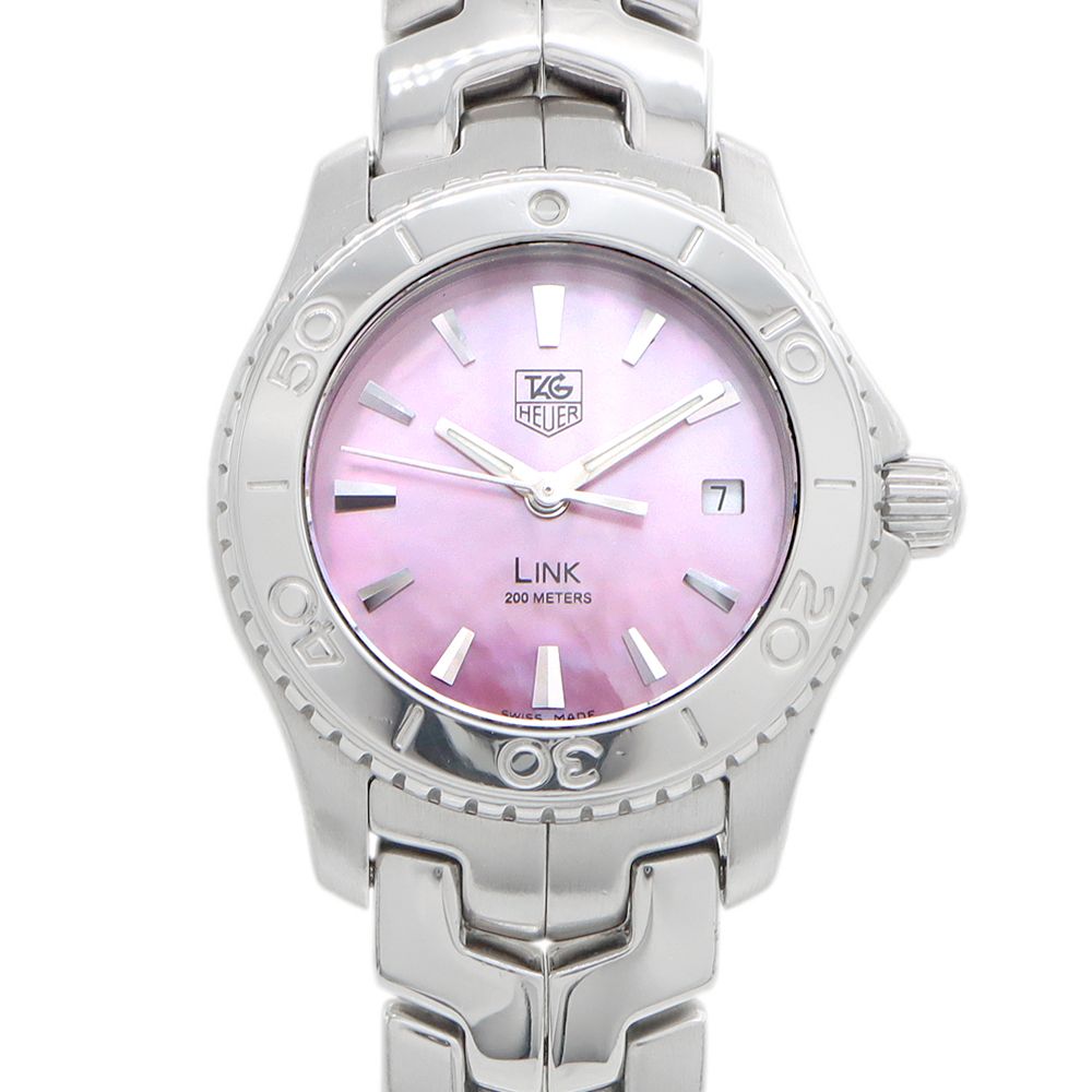 電池交換済 TAG Heuer タグホイヤー リンク WJ1315 200m防水 デイト