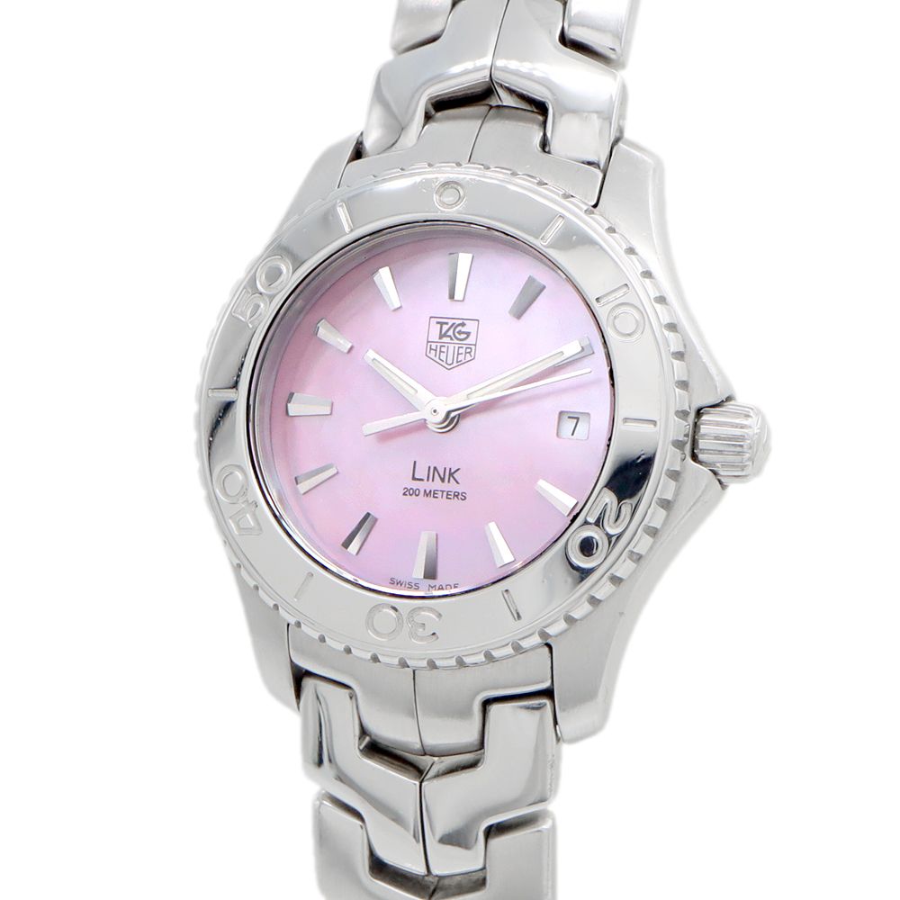 電池交換済 TAG Heuer タグホイヤー リンク WJ1315 200m防水 デイト