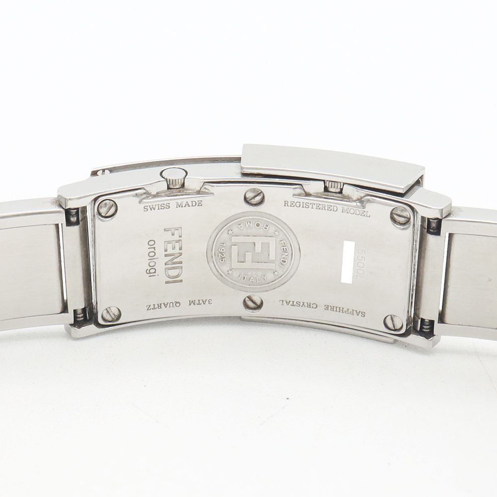 電池交換済 FENDI フェンディ シークレット 2タイムゾーン 5500L