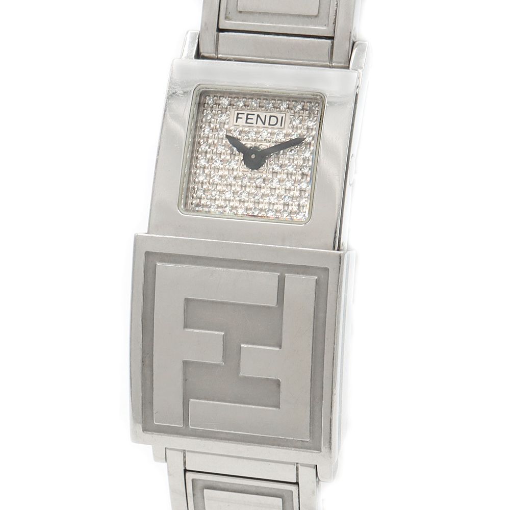 電池交換済 FENDI フェンディ シークレット 2タイムゾーン 5500L