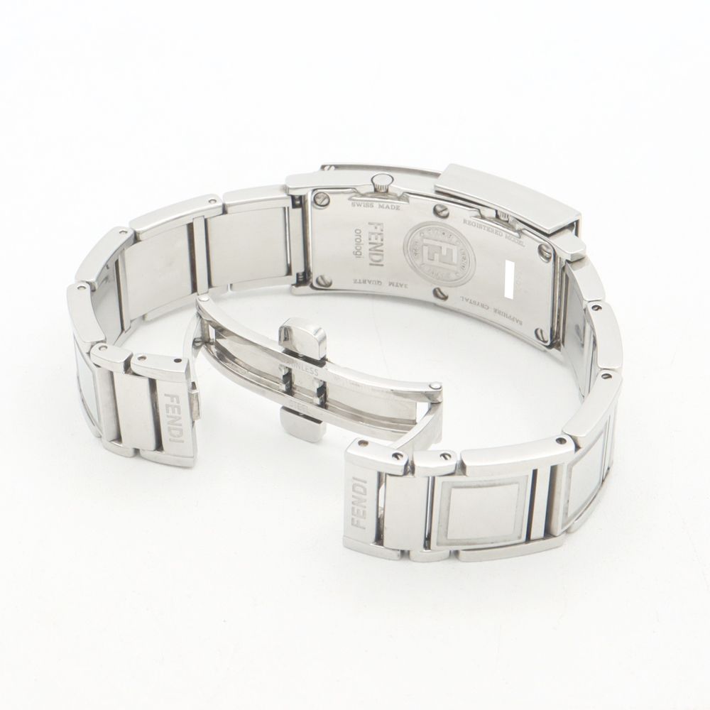 電池交換済 FENDI フェンディ シークレット 2タイムゾーン 5500L