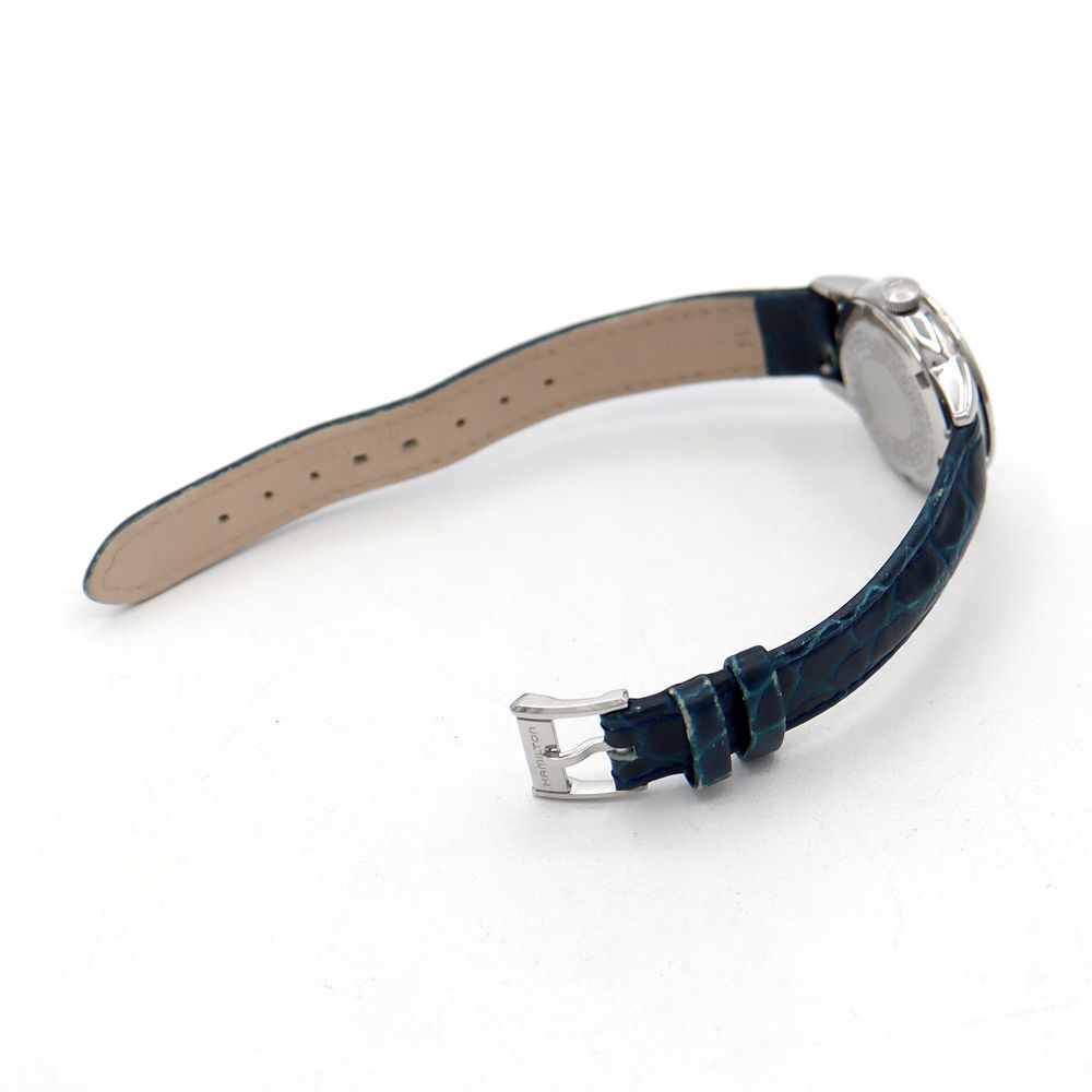 正規品【新品電池】HAMILTON レイルロード/動作良好 ダイヤ12P 美品 電池交換済 HAMILTON ハミルトン レイルロード ダイヤベゼル H403910