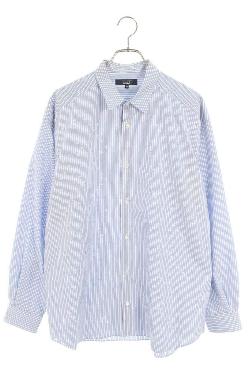 『コムデギャルソンオム』(S) デザイン 長袖シャツ 中古・古着通販】COMME des GARCONS HOMME (コムデギャルソン オム