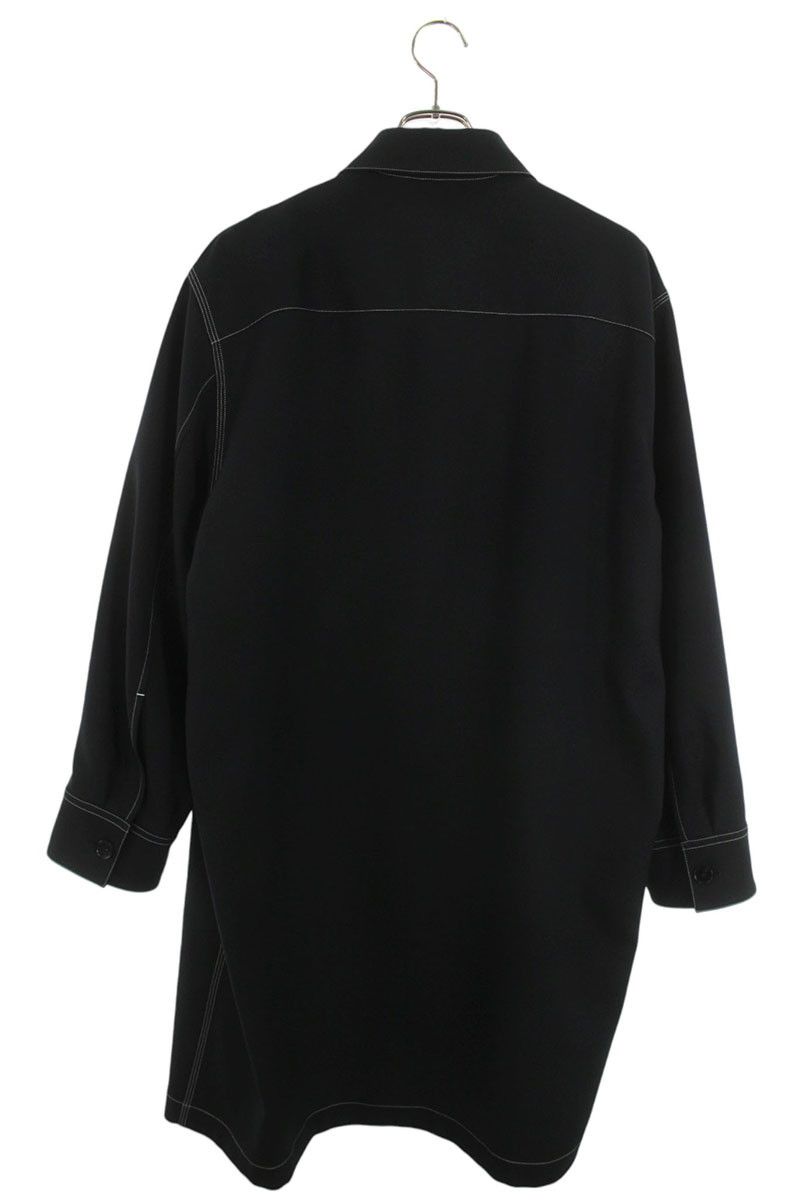 ジルサンダー 25SS J22SW0038 ポリエステルロングアウター長袖シャツ