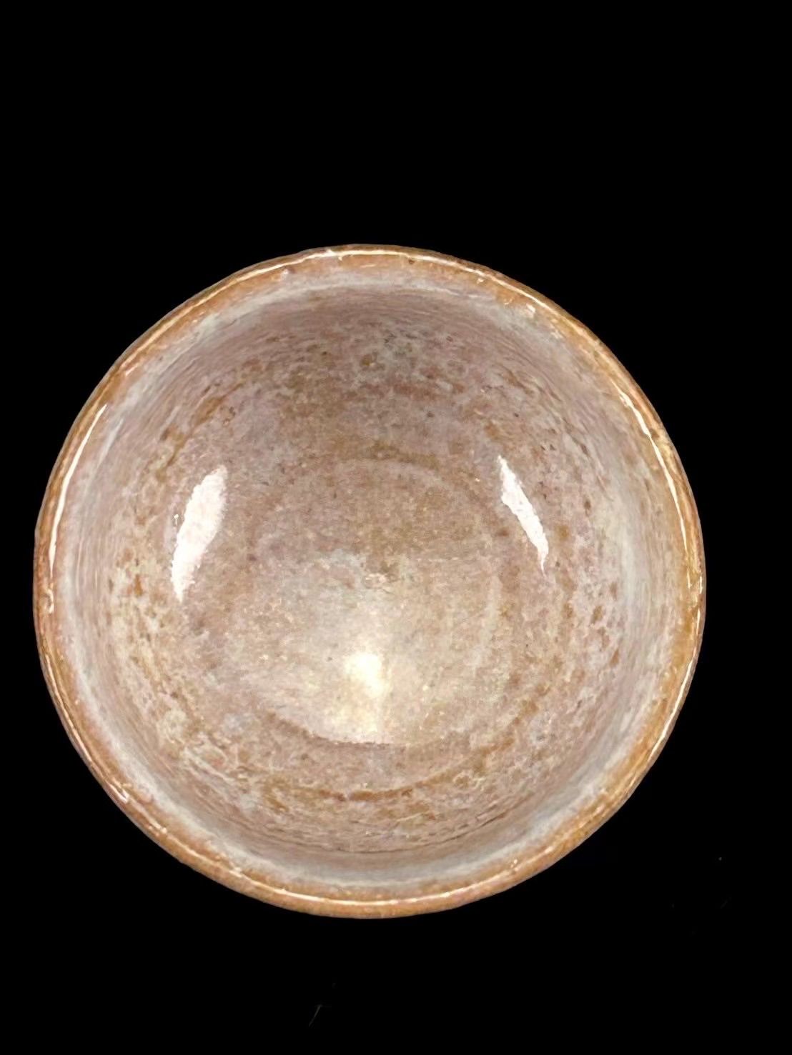 幽玄】吉賀将夫 萩焼 萩茶碗 共箱 ぐい呑み 茶道具 - メルカリ