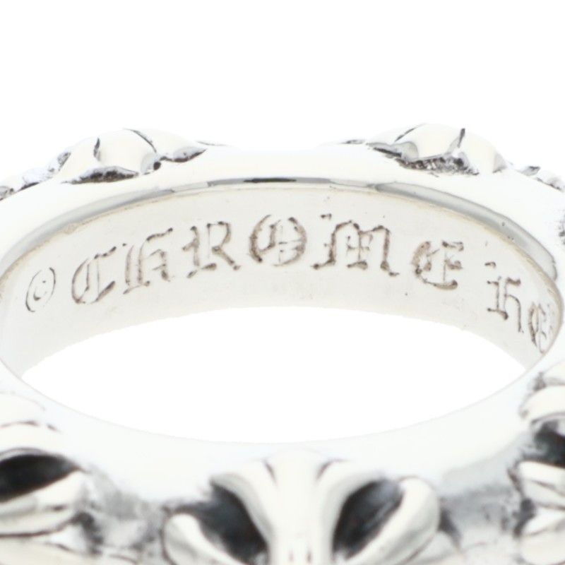 クロムハーツ クロスバンド シルバーリング CHROME HEARTS（クロムハーツ） リング サイズ:8.5号 CROSS BAND