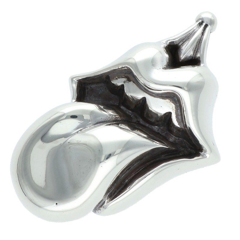 クロムハーツ LIPS TONGUE CHARM/リップアンドタンチャーム シルバー