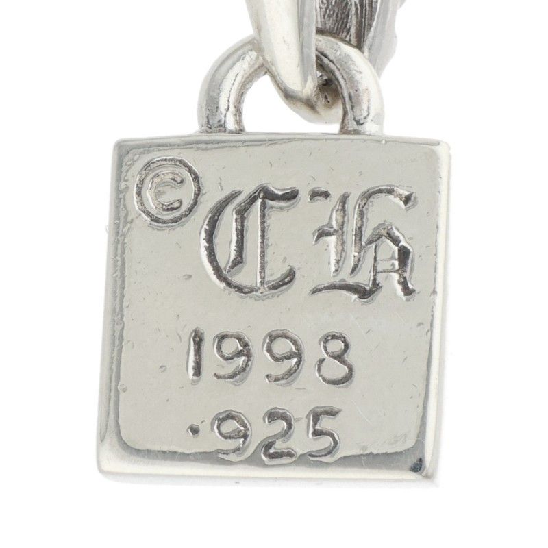 クロムハーツ FRAMED CH PLUS/フレームドCHプラス チャーム/シルバー