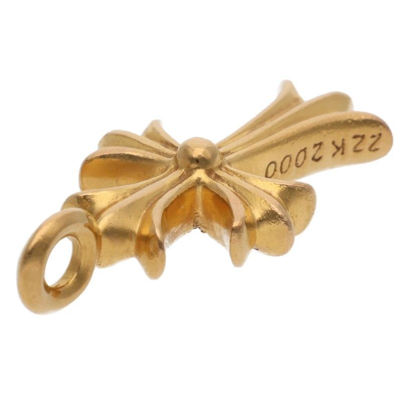 クロムハーツ 22K TNY CRSF P/DMND/タイニーファットクロス PAVEダイヤ