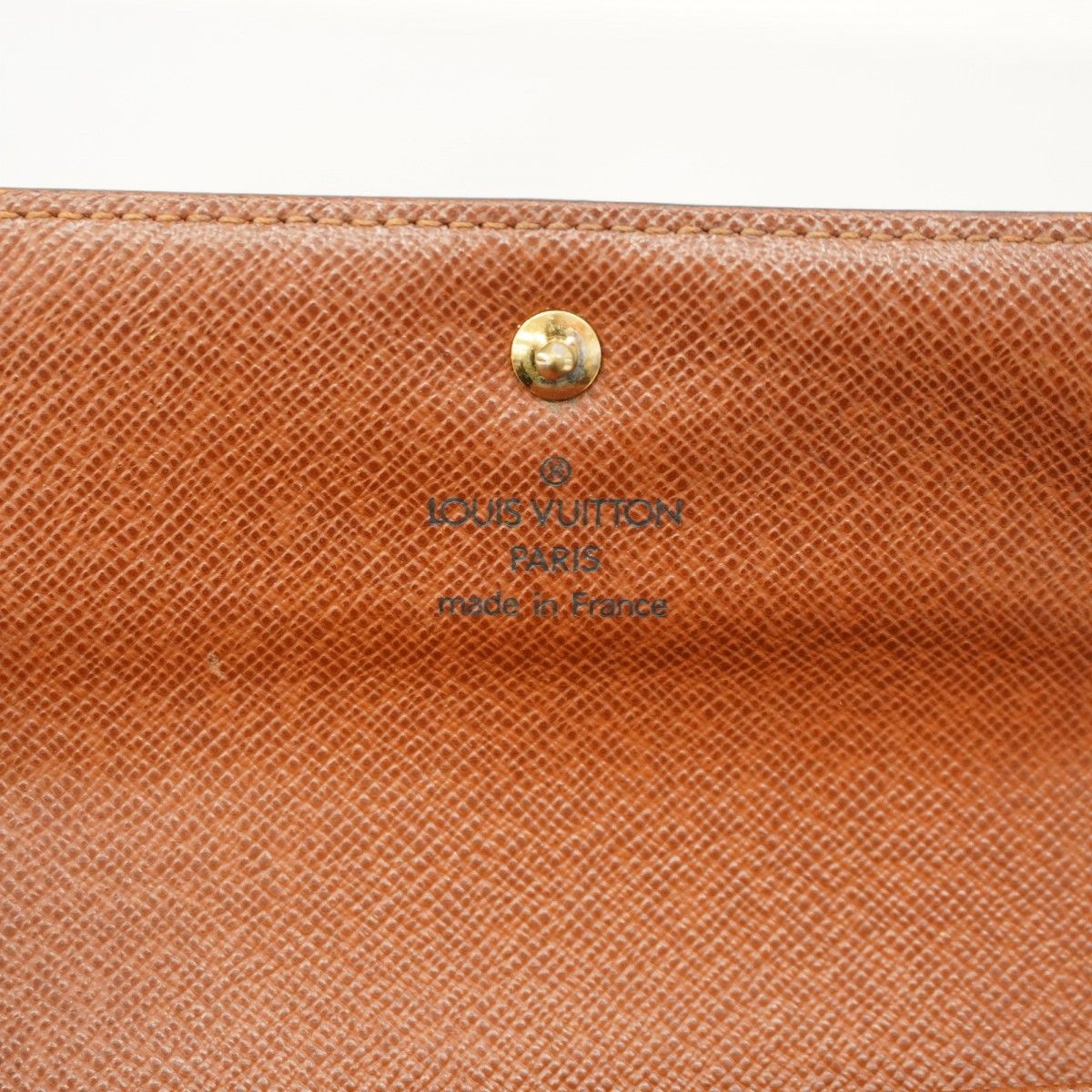 5pd5542-k】ルイヴィトン 三つ折り財布 モノグラム ポルトトレゾール