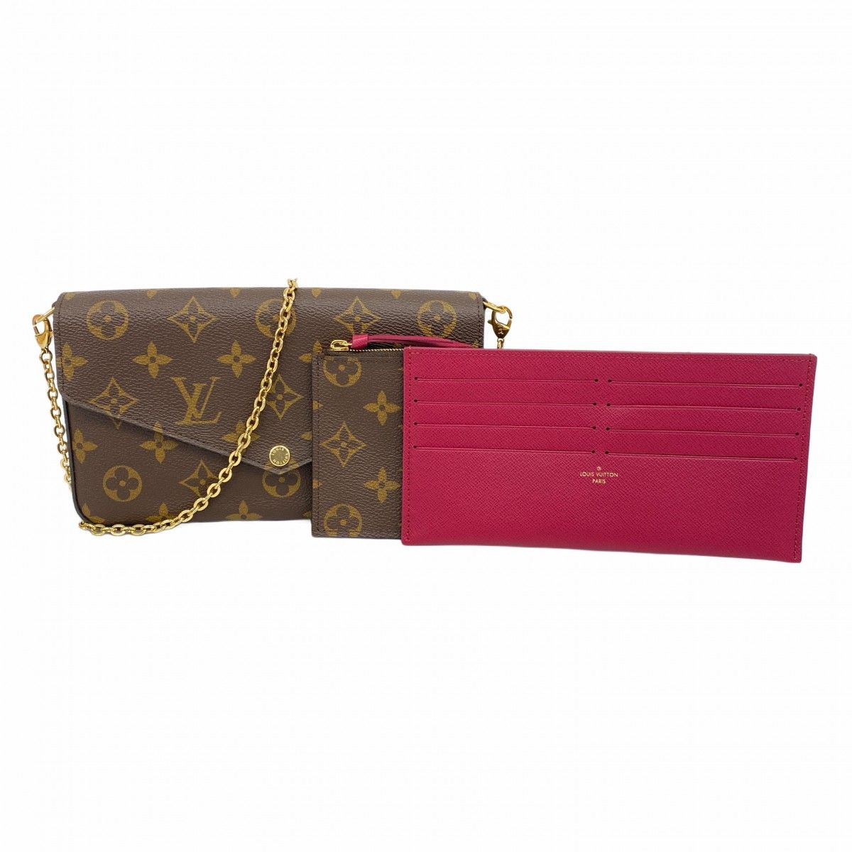5pd5608-k】ルイヴィトン ショルダーウォレット モノグラム ポシェット