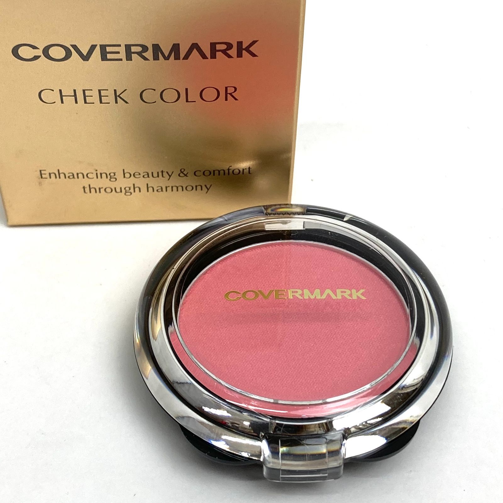 e) COVERMARK カバーマーク チークカラー・02・ピンク系 非売品※ 開封