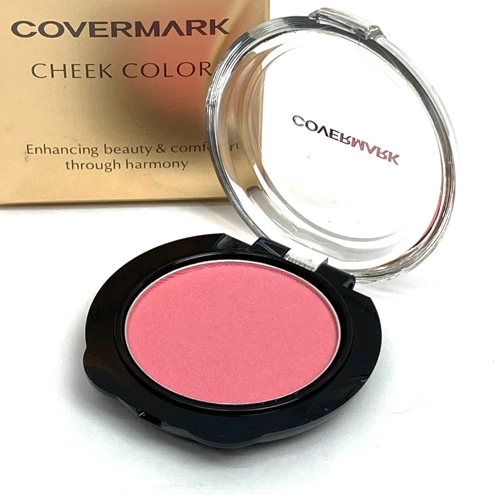 チーク 未使用 e) COVERMARK カバーマーク チークカラー・02・ピンク系 非売品※ 開封