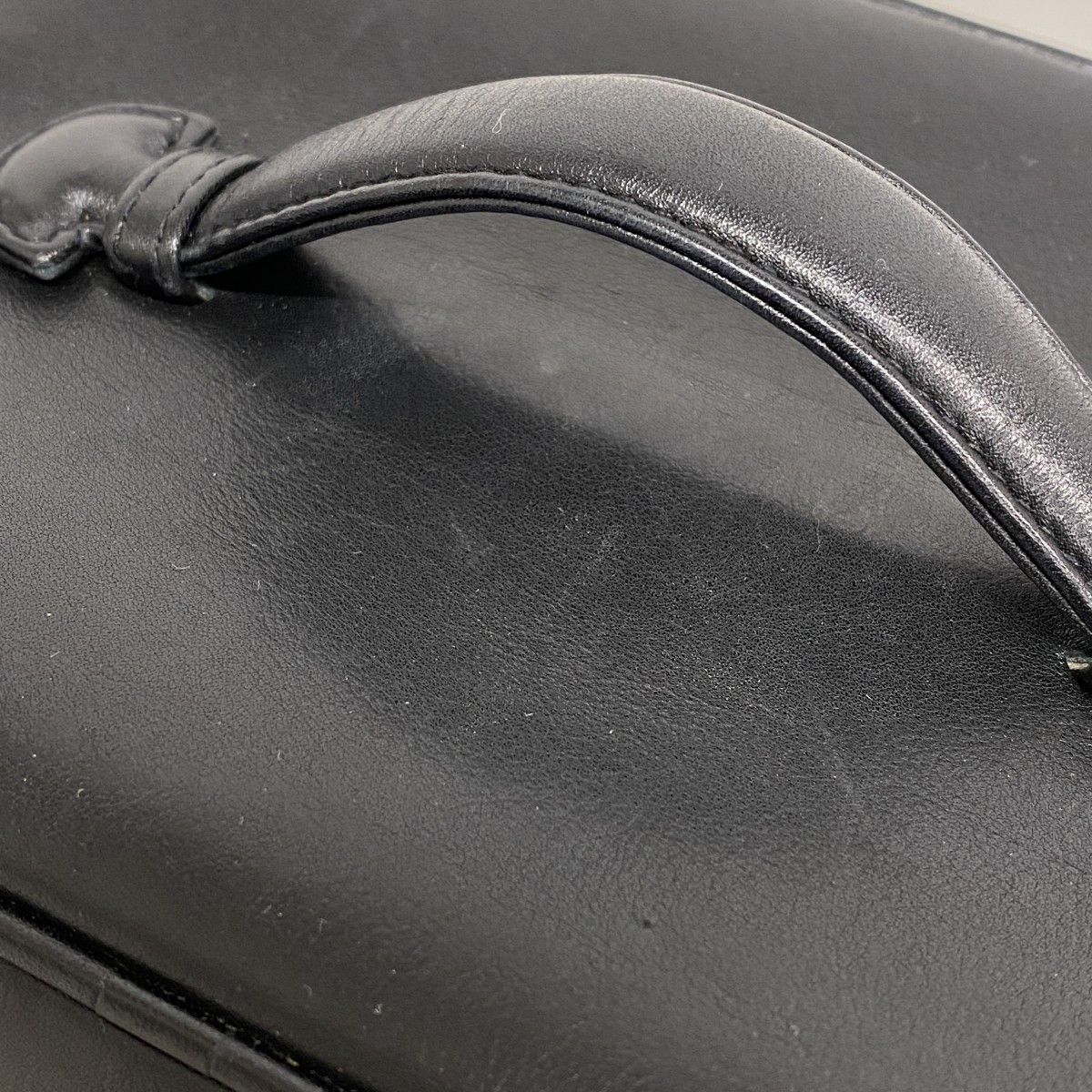 5pd5800-k】シャネル バニティバッグ ビコローレ レザー ブラック