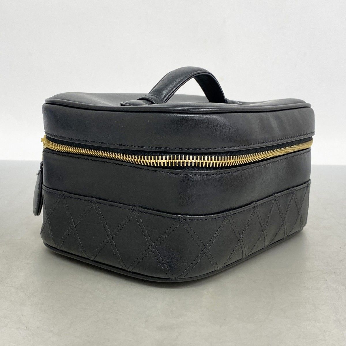 美品　シャネル　ビコローレ　バニティバッグ　ブラック CHANEL（シャネル） バッグ ビコローレ バニティ ブラック 3番台 保存