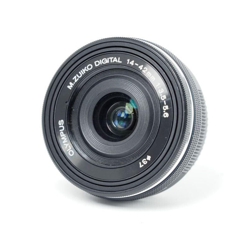 OLYMPUS M.ZUIKO DIGITAL ED 14-42mm F3.5-5.6 EZ ブラック オリンパス