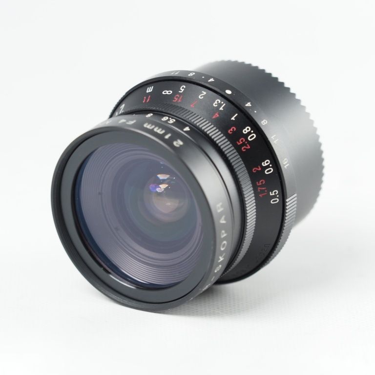 フォクトレンダーカラースコパー　21mm f4(L) 専用ファインダー付 中古)Voigtlander (フォクトレンダー) COLOR SKOPAR 21mm F4 ブラック