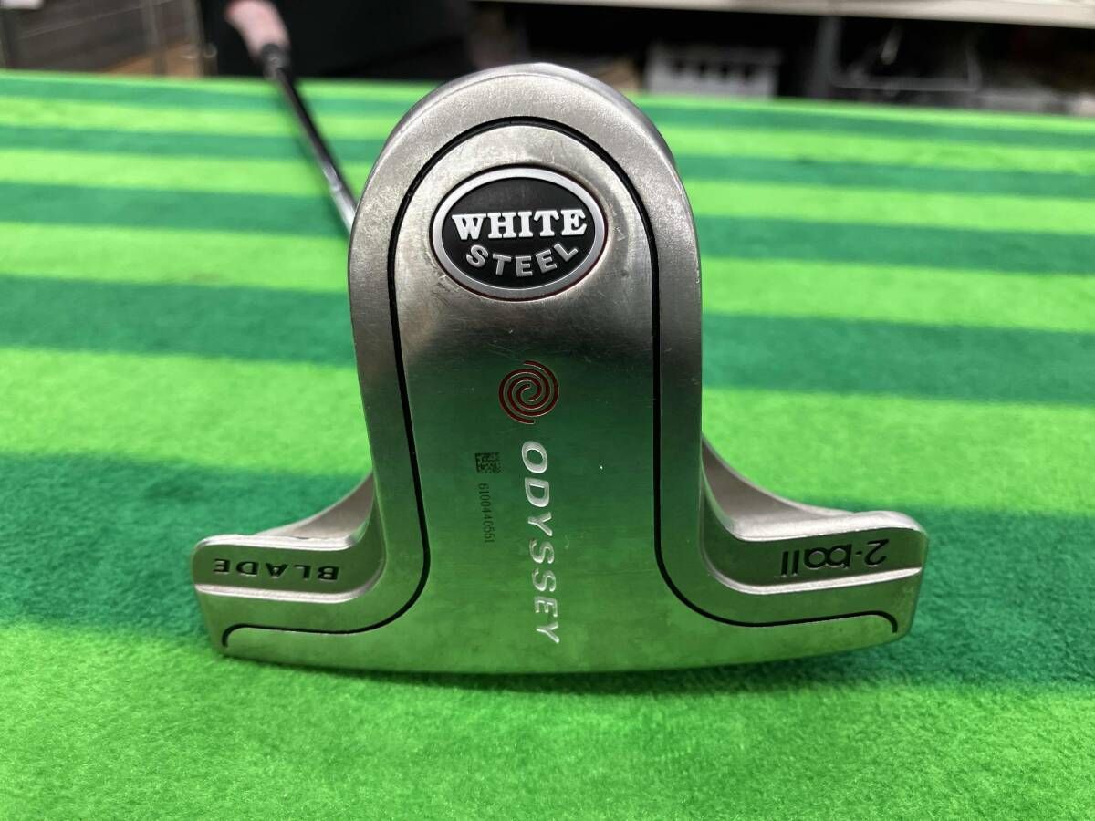 Odyssey WHITE STEEL 2ball BLADE パター