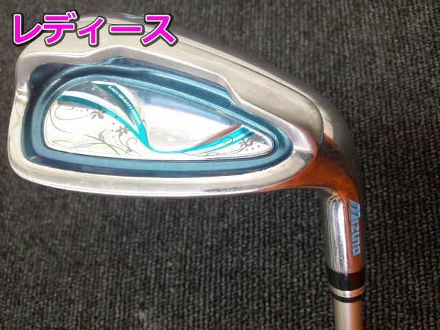 中古 レディースアイアンセット ミズノ EURUS 2017 ターコイズブルー
