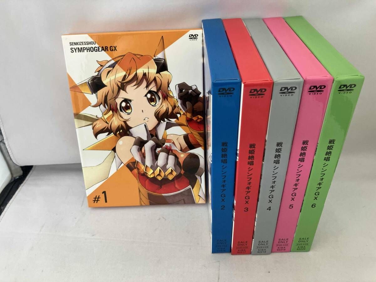 DVD 【※※※】[全6巻セット]戦姫絶唱シンフォギアGX 1~6(