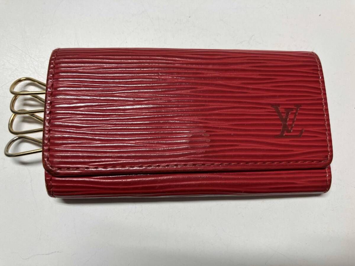 LOUIS VUITTON エピ CA0013 ミュルティクレ4 レッド 4連キーケース