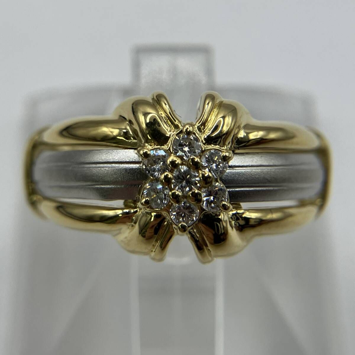 ソーティング付き Pt900 プラチナ K18 18金 イエローゴールド 天然