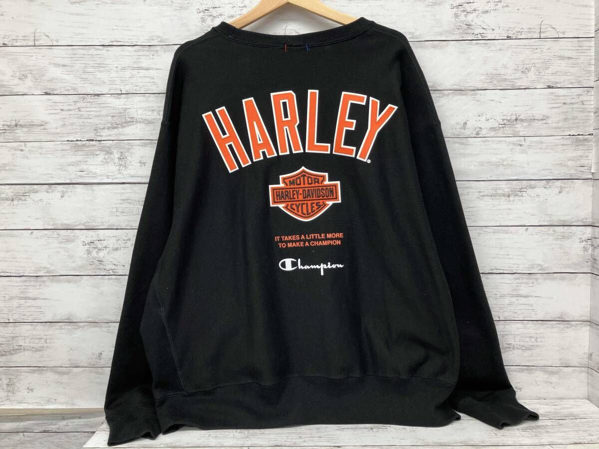 Champion x Harley-Davidson/スウェット/ファナティック クルーネック