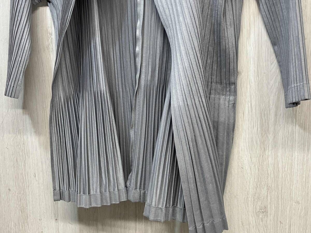 PLEATS PLEASE ISSEY MIYAKE 七分袖 ブラウス カーディガン プリーツ
