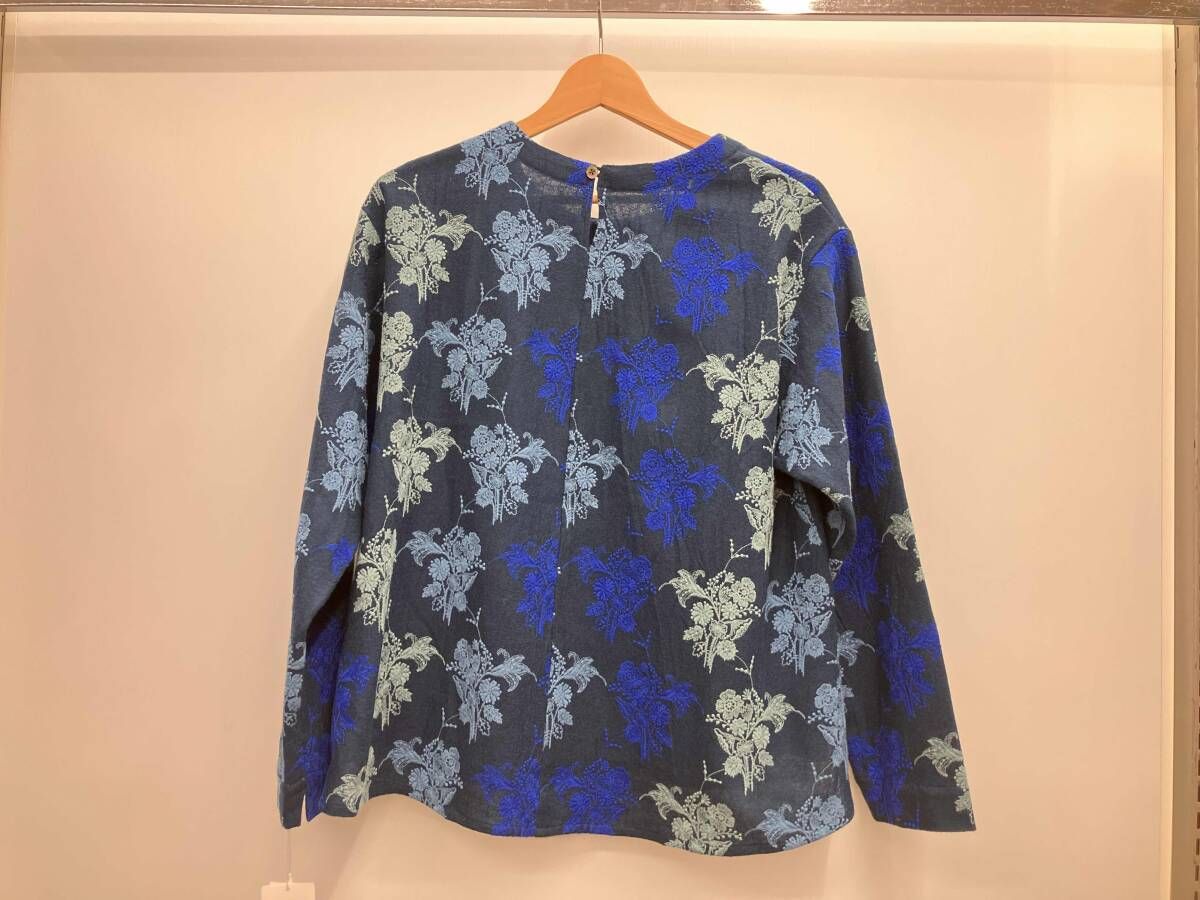 Cotton House Aya コットンハウスアヤ 長袖カットソー ブルー