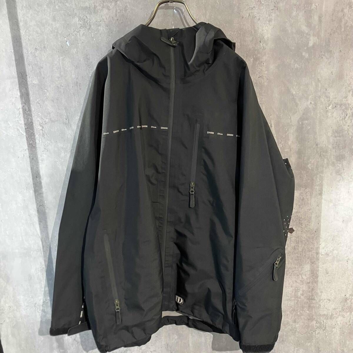 00s BURTON IDIOM dot mountain parka ドット柄切替マウンテンパーカー 