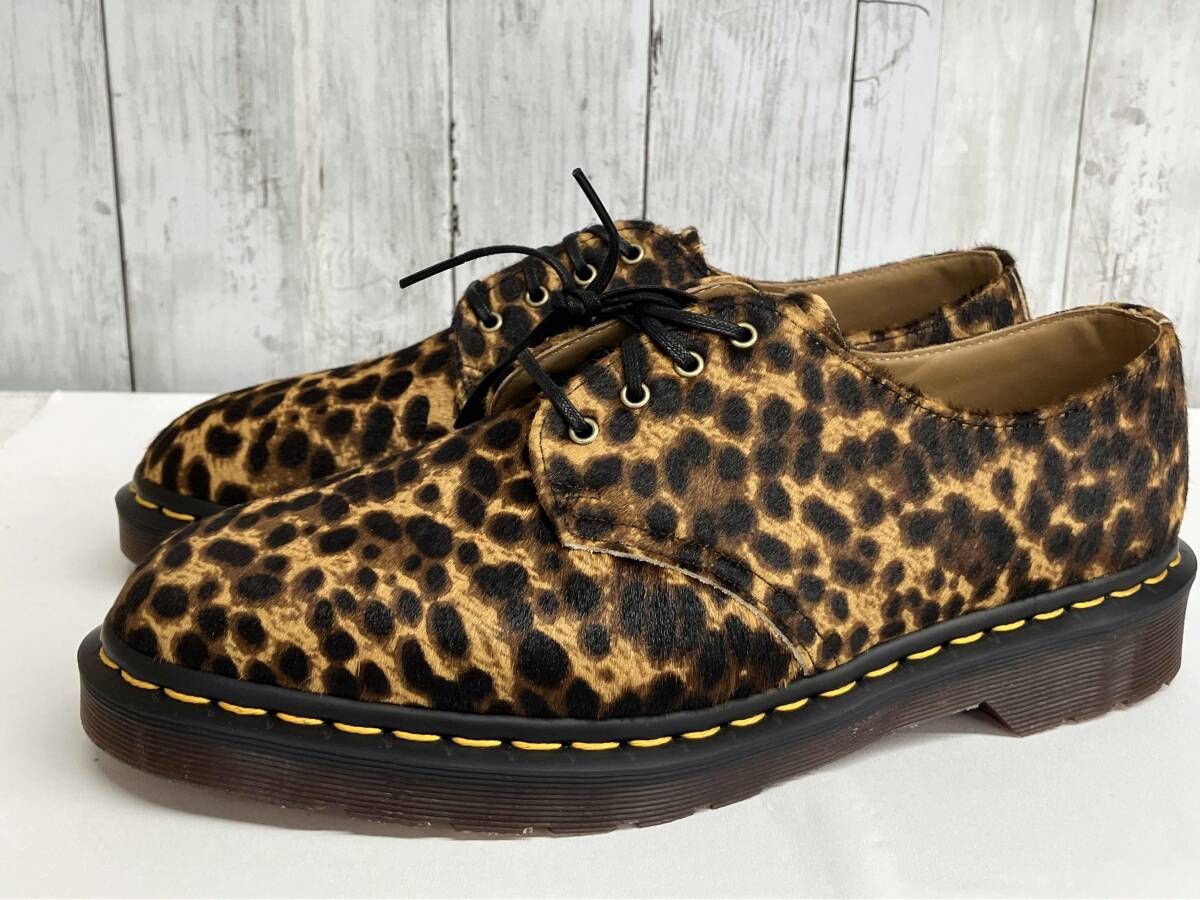 専用　Dr.Martens SMITHS ハラコ レオパード 4ホール　UK6 美品】Dr.Martens SMITHS MICRO LEOPARD HAIR ON ドレスシューズ