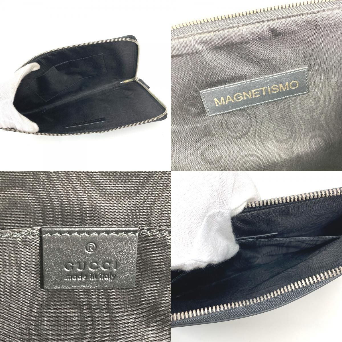 GUCCI グッチ クラッチバッグ セガコラボ GUCCYロゴ 523441 レザー