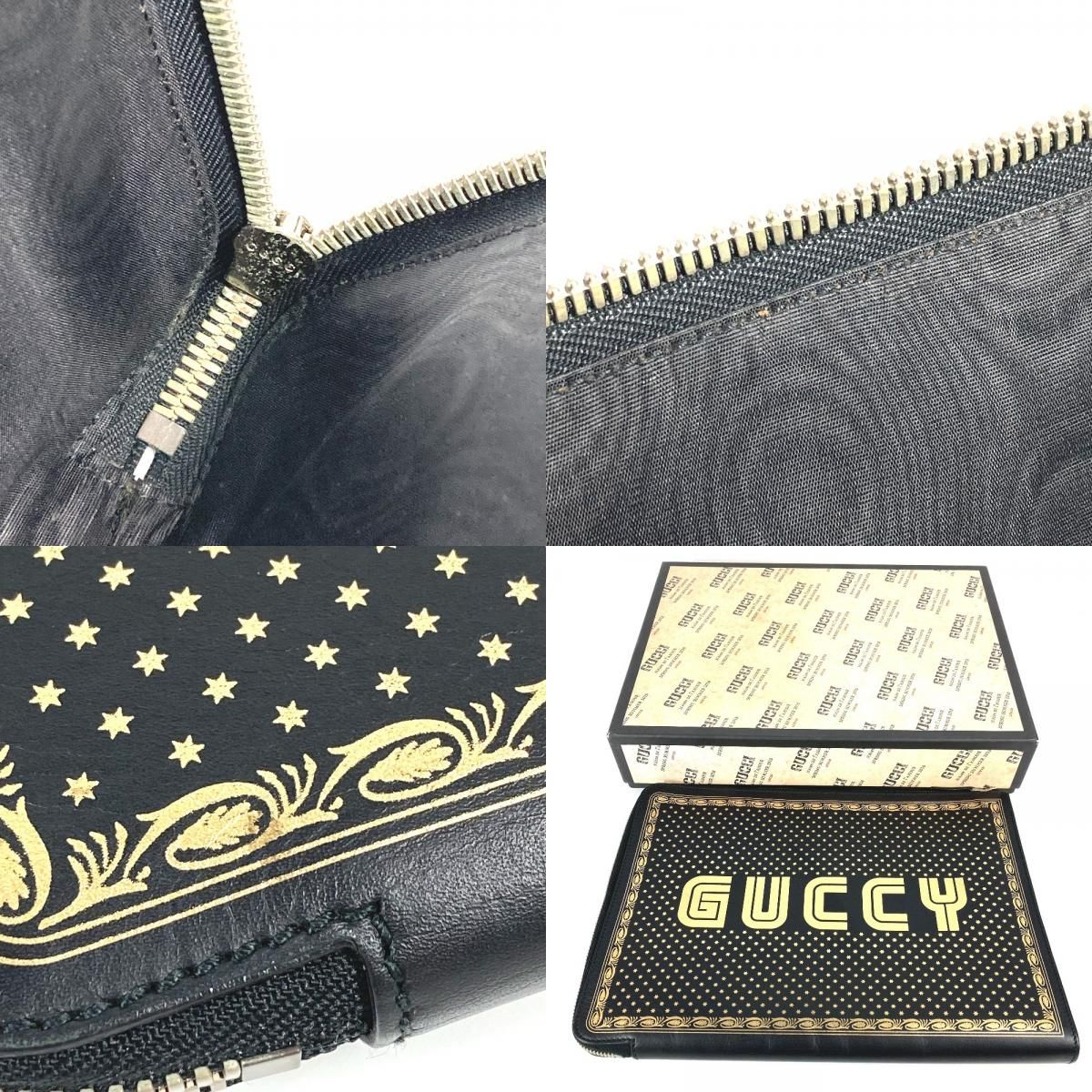 GUCCI グッチ クラッチバッグ セガコラボ GUCCYロゴ 523441 レザー
